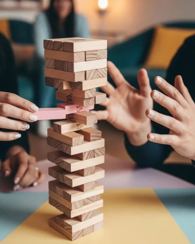 لعبة برج المكعبات